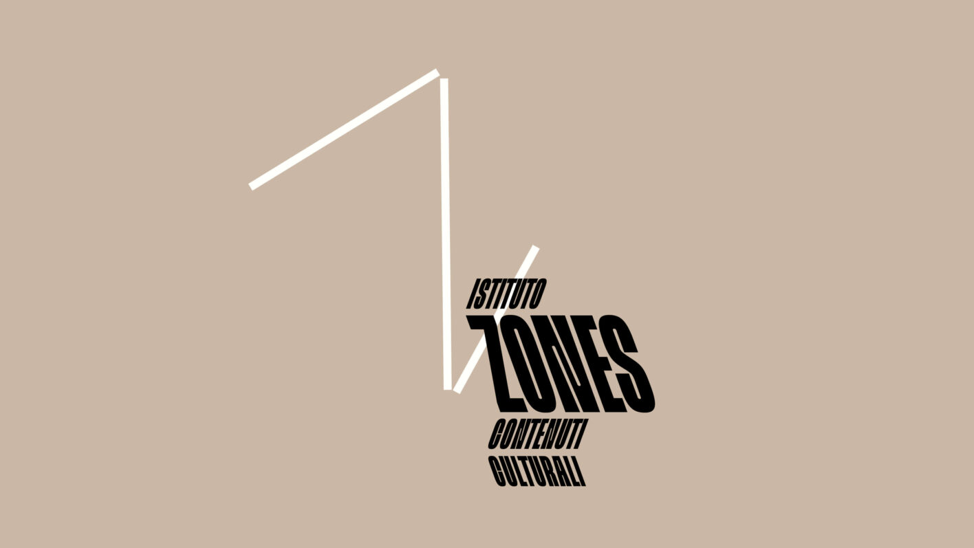 Istituto Contenuti Culturali Zones logo | graphic design: Laura Bortoloni, 2023. Bronza European Design Awards 2024